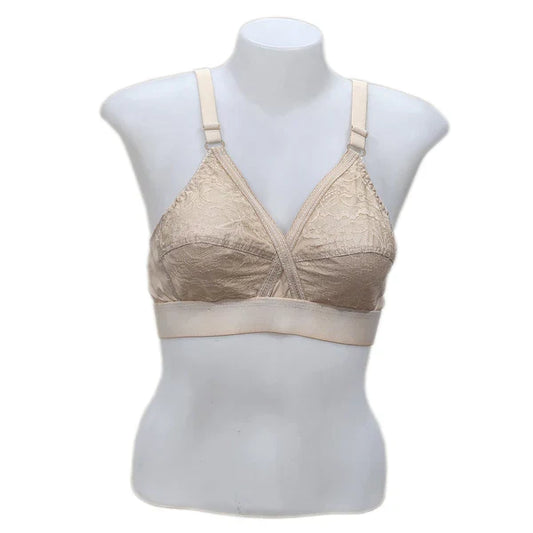 Pack of 2 Cross Design Women Ladies Girls Cotton Bra Blouse Brazier – Comfortable & Stylish