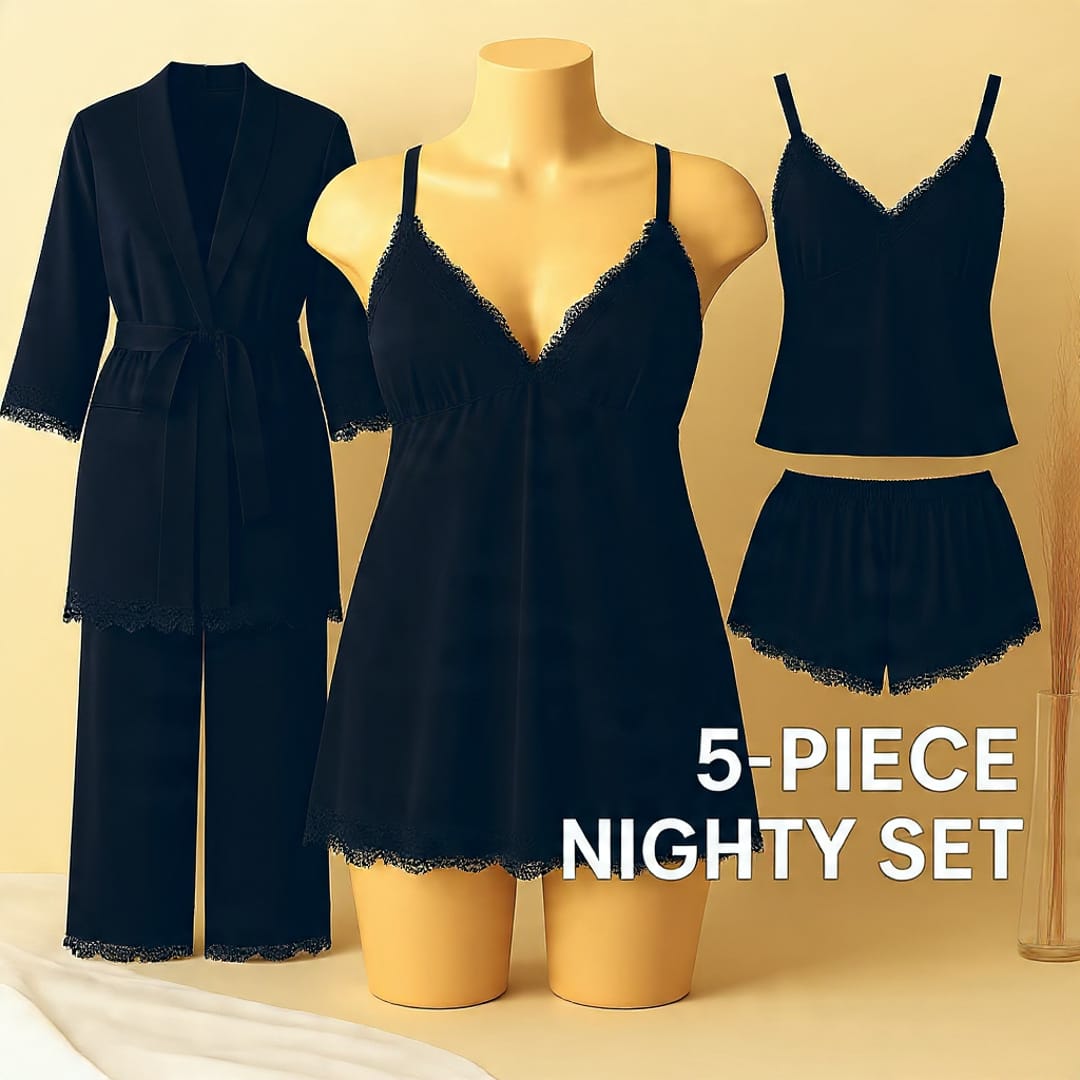 5-Piece Nightwear Set