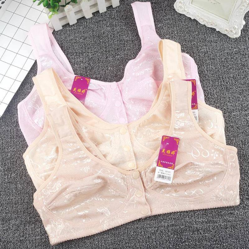 Pack of 2 Front Open Button Nursing Bra